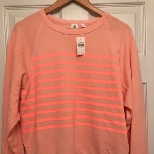 vintage soft graphic raglan coral strip